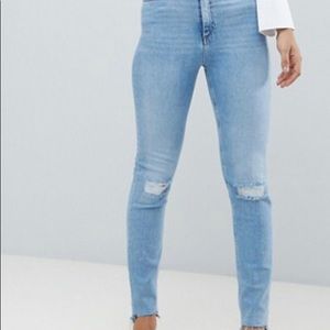 ASOS Tall Farleigh jeans in light vintage wash
